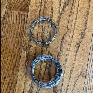 Silver Bangles Bracelets